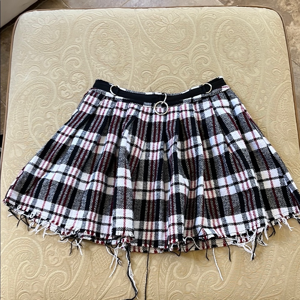 Dollskill Current Mood Plaid Skirt